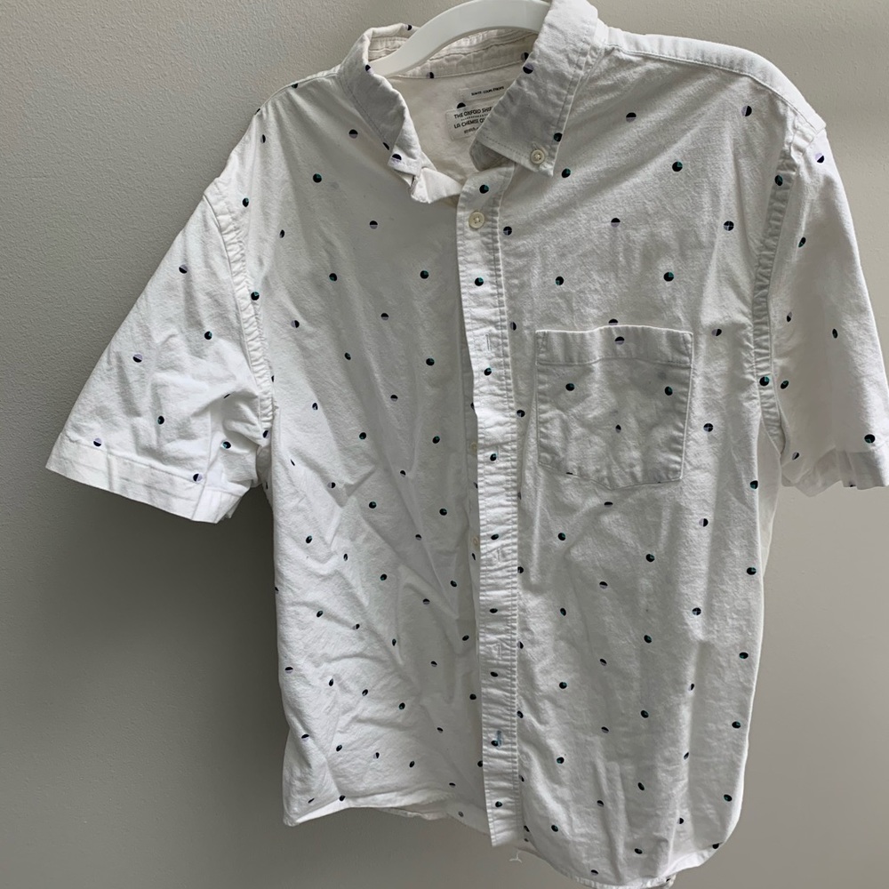 Old Navy Oxford Short Sleeve Button Up